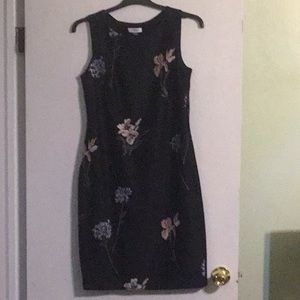 Calvin Klein sleeveless black dress